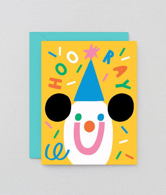 Hooray Confetti Kids Greetings Card