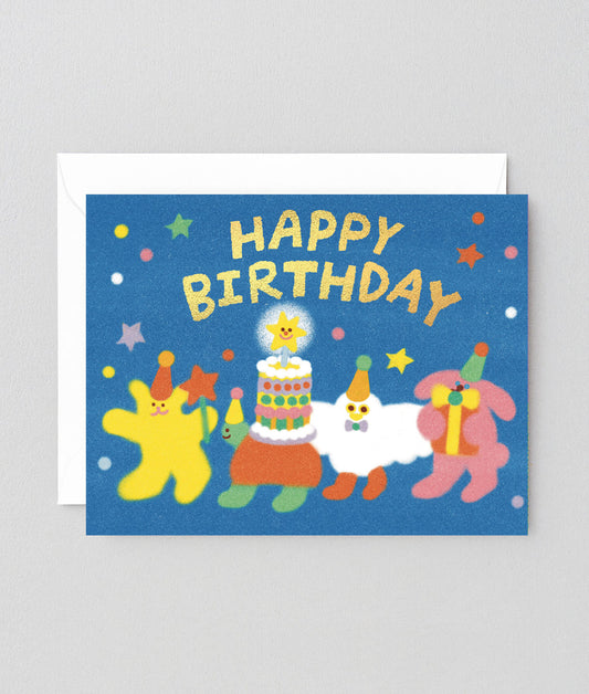 Happy Birthday Parade Kids Greetings Card