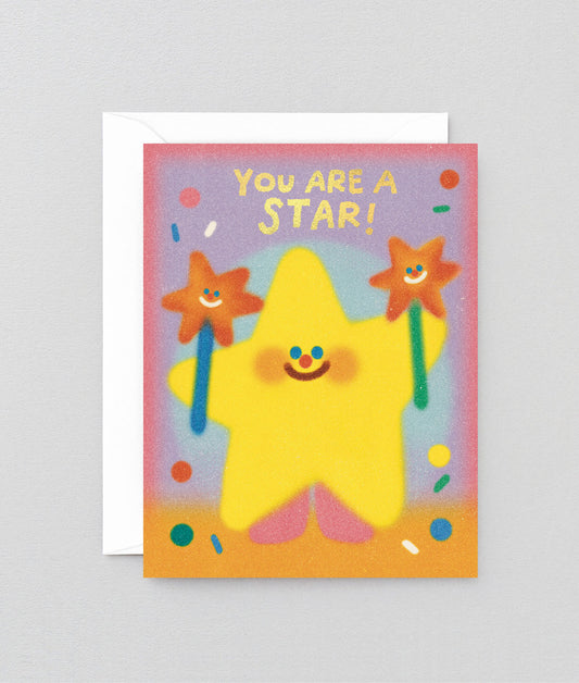 You Are A Star! Kids Greetings Card