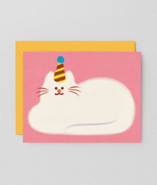 Birthday Cat Kids Greetings Card