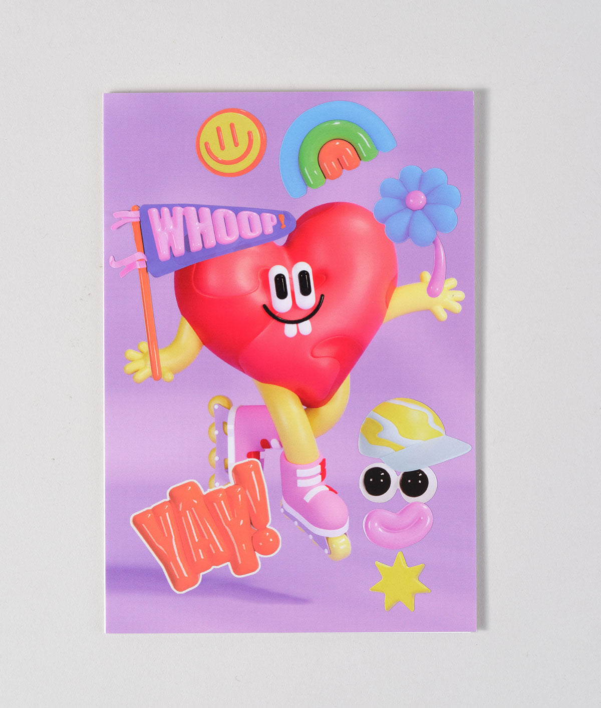 Heart Kids Sticker Card