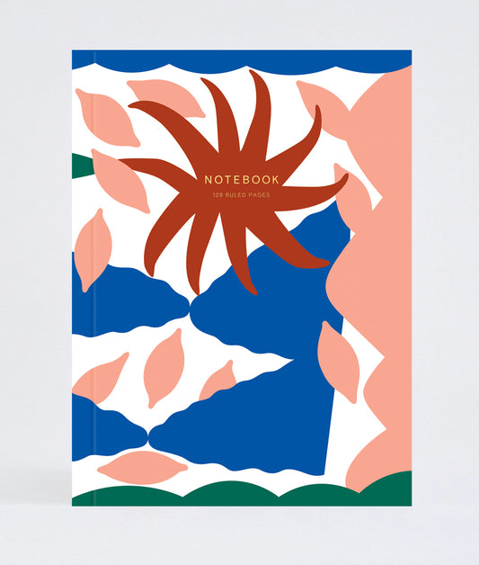 Abstract Composition Lay Flat Notebook