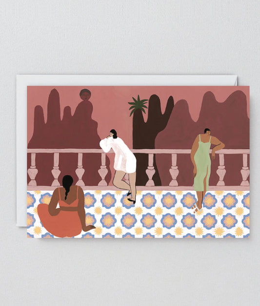 The Balcony Art Card