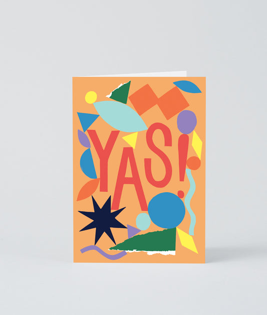 Yas Embossed Greetings Card