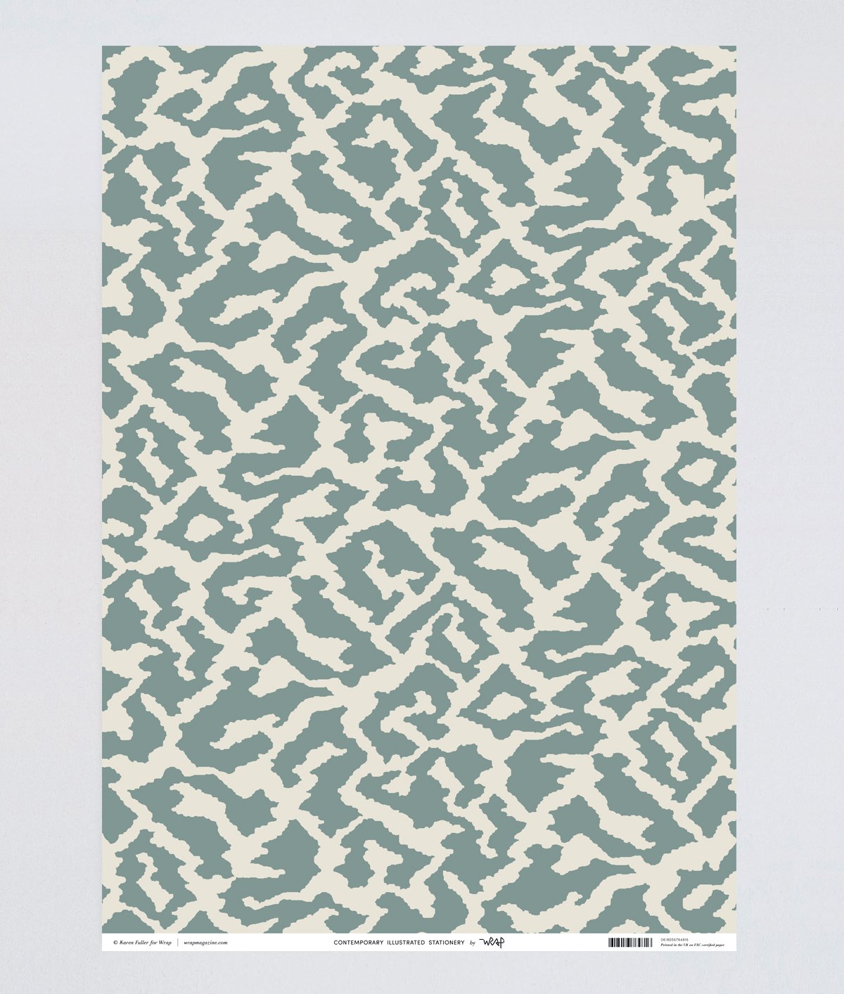 Abstract Weave Teal