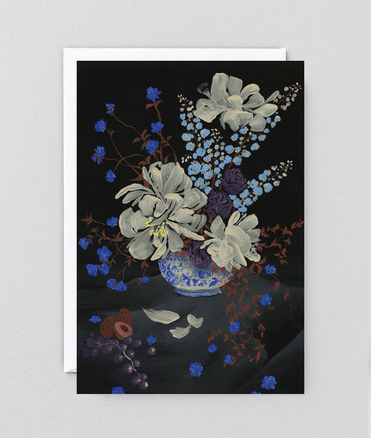 Blue Bouquet Art Card