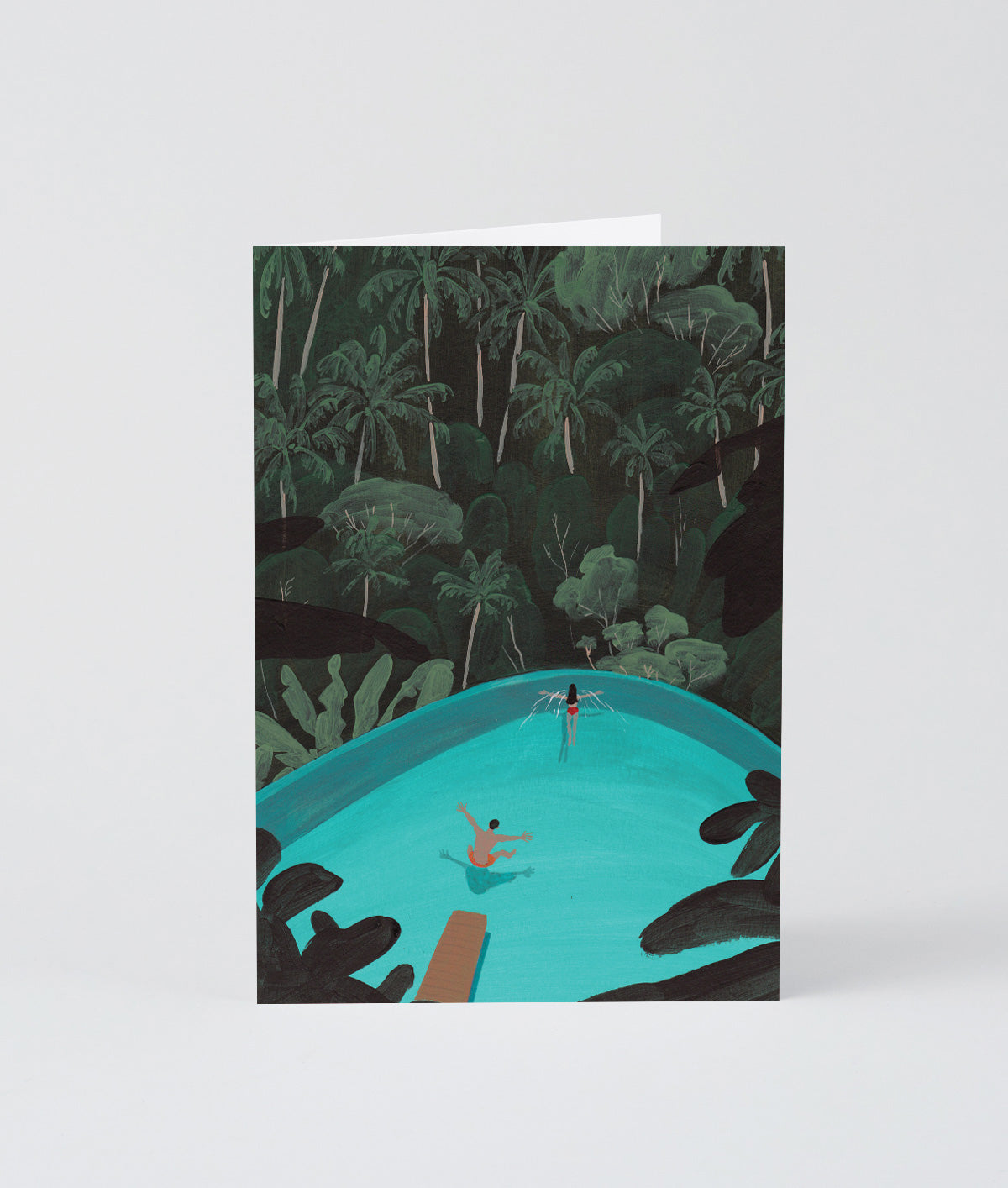 Pool With A View Art Card