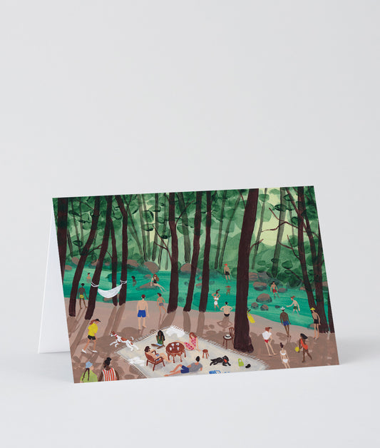 Summer By The Water Art Card