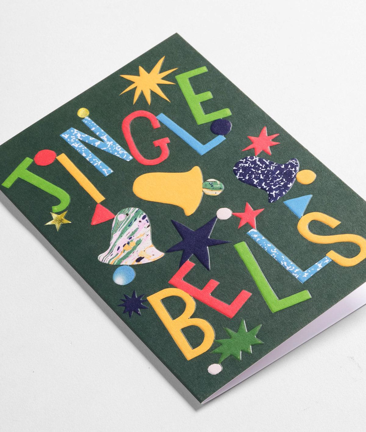 Jingle Bells Embossed Holiday Card