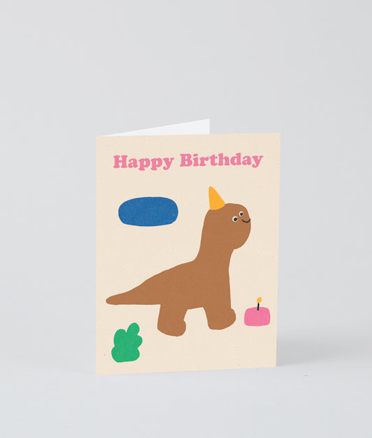 Happy Birthday Dino Kids Greetings Cards