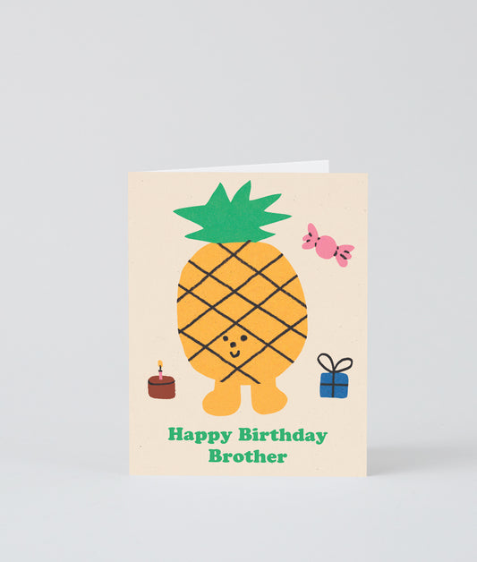 Happy Birthday Brother Kids Greetings Card
