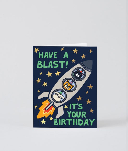 Have A Blast! It's Your Birthday Kids Greetings Card