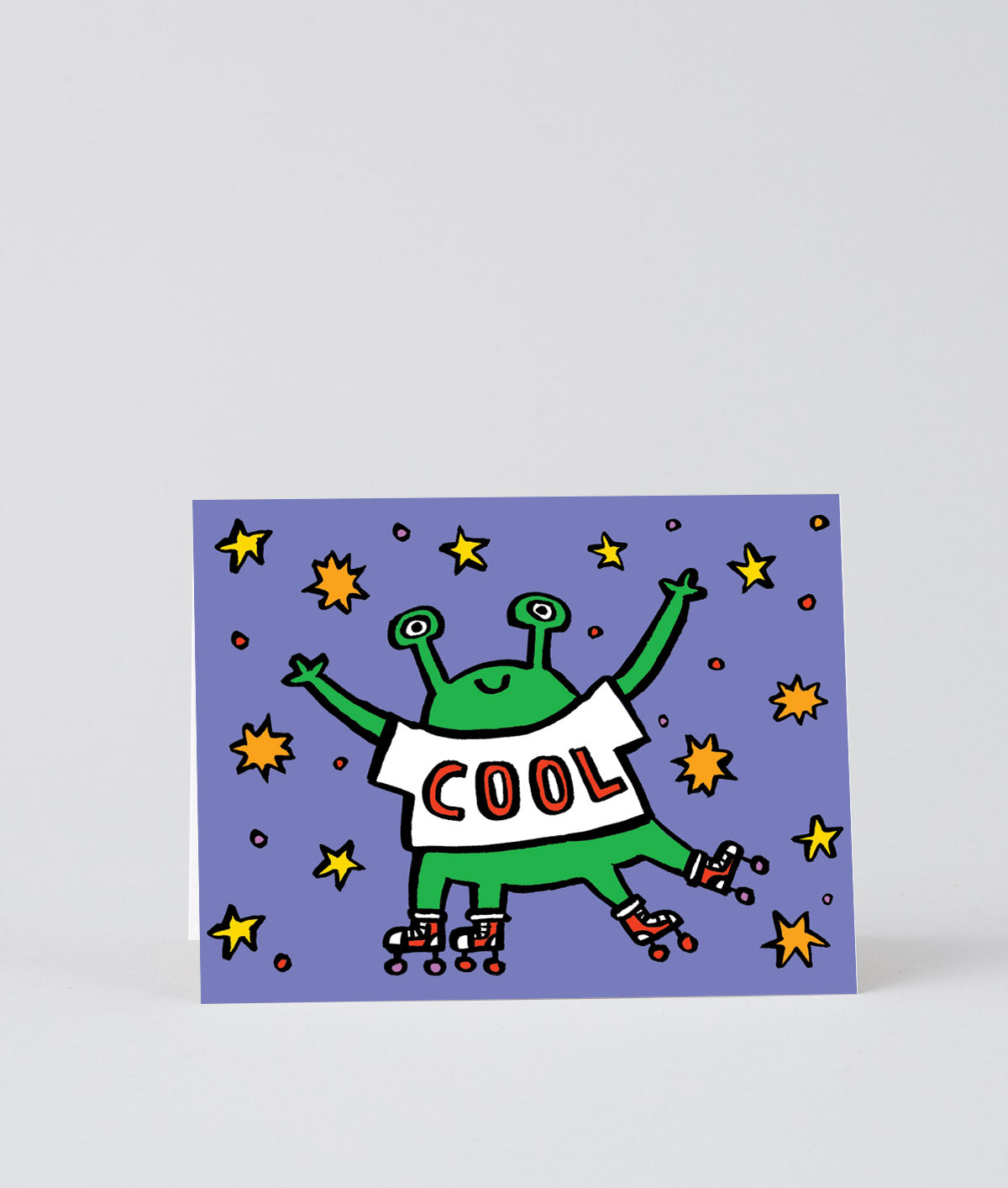 Cool Alien Kids Greetings Card