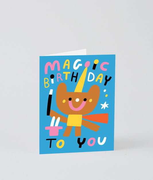 Magic Birthday Kids Greetings Card
