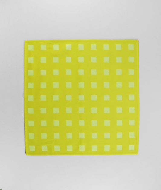 Squares Yellow/Soft Aqua Napkin