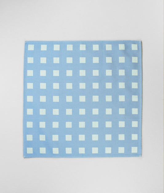 Squares Blue/Soft Aqua Napkin