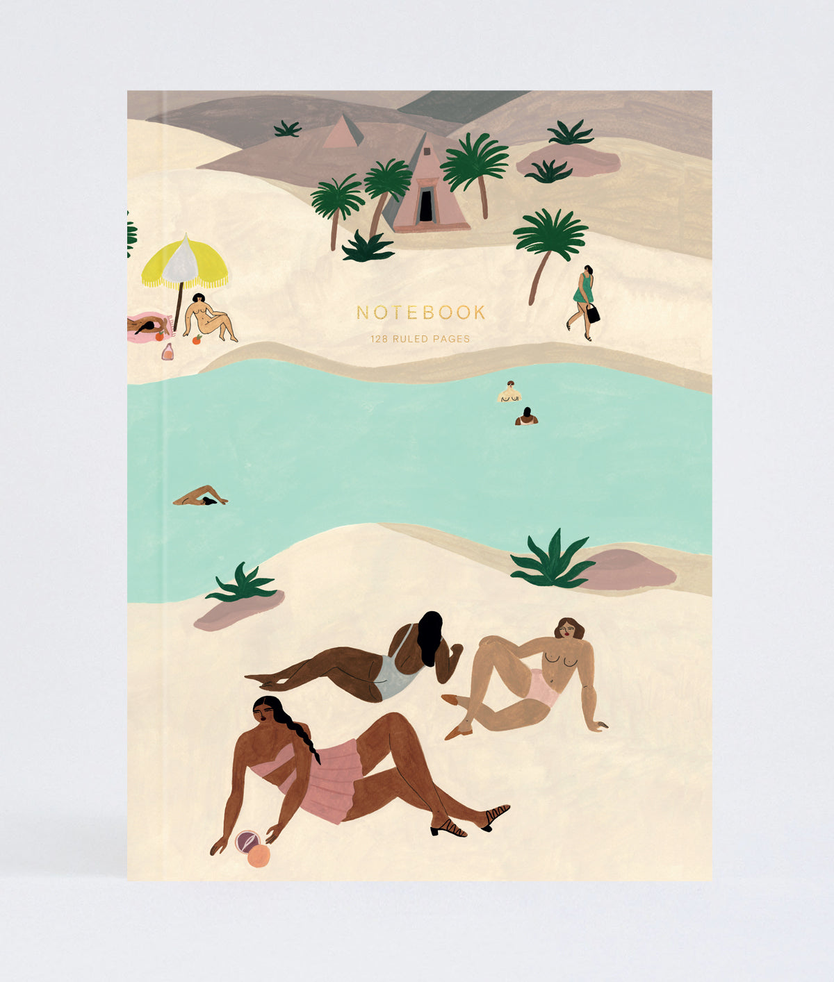 Desert River Layflat Notebook