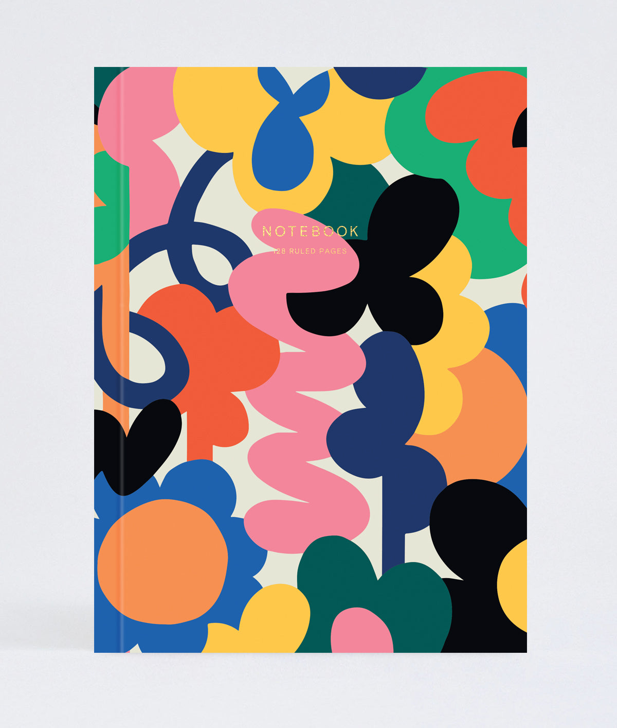Abstract Flowers Layflat Notebook