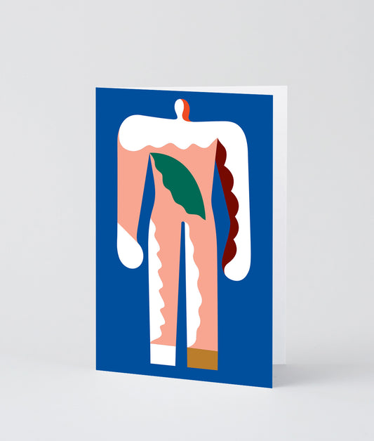 Standing Man Art Card