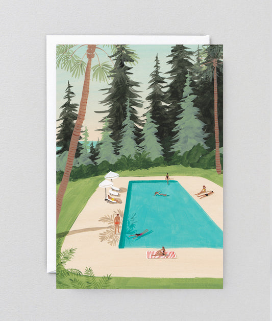 Poolside Art Card