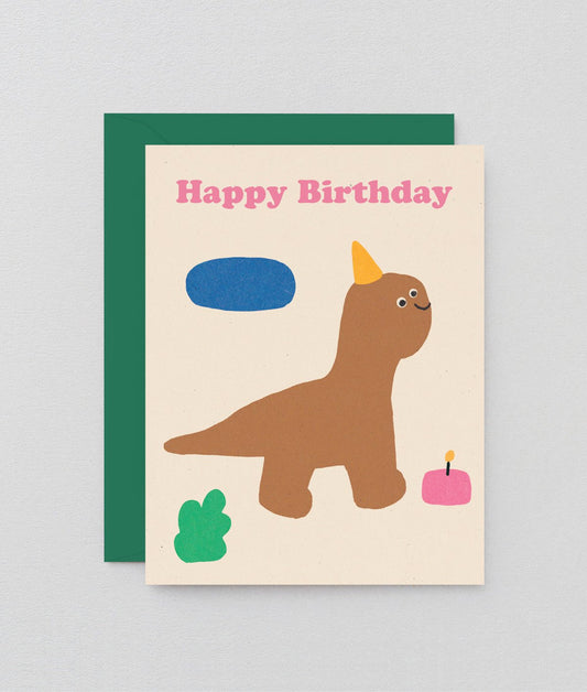 Happy Birthday Dino Kids Greetings Cards