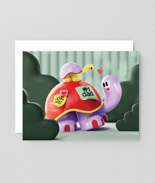 I Love You Dad Kids Greetings Card