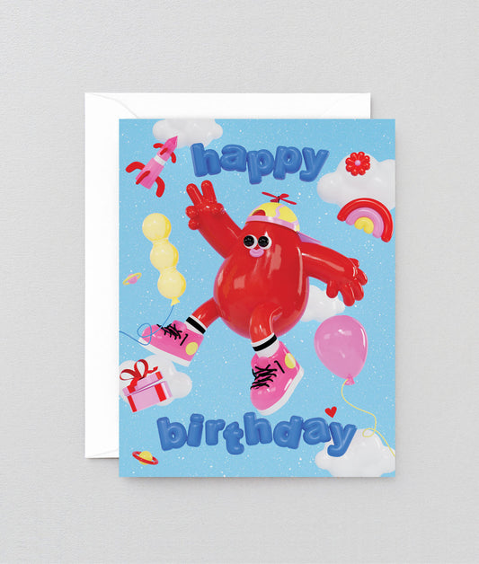 Happy Birthday Celebration Kids Greetings Card