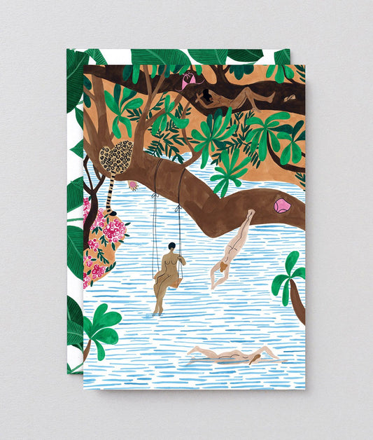 Jungle Beach Art Card