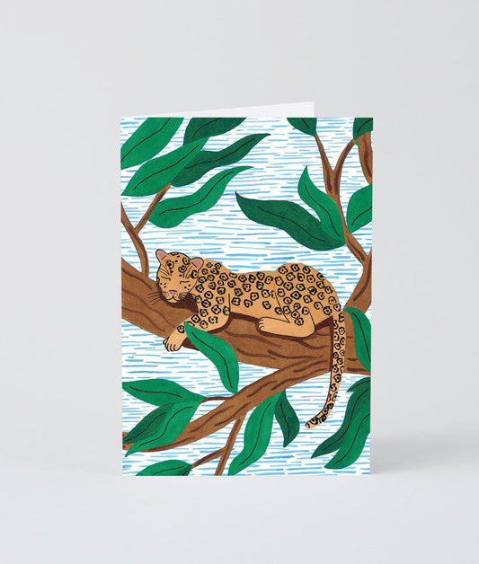 Leopard Art Card