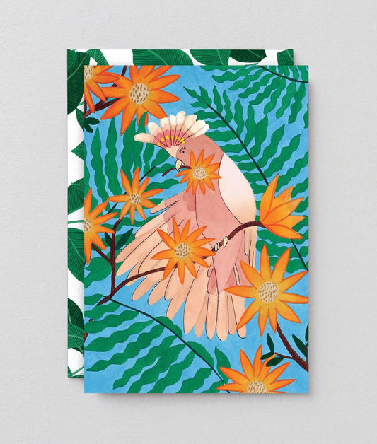 Tropical Bird Art Card