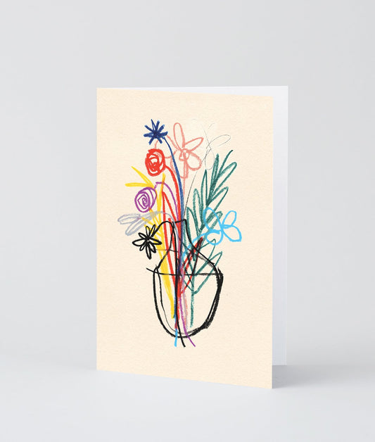 Bouquet Art Card