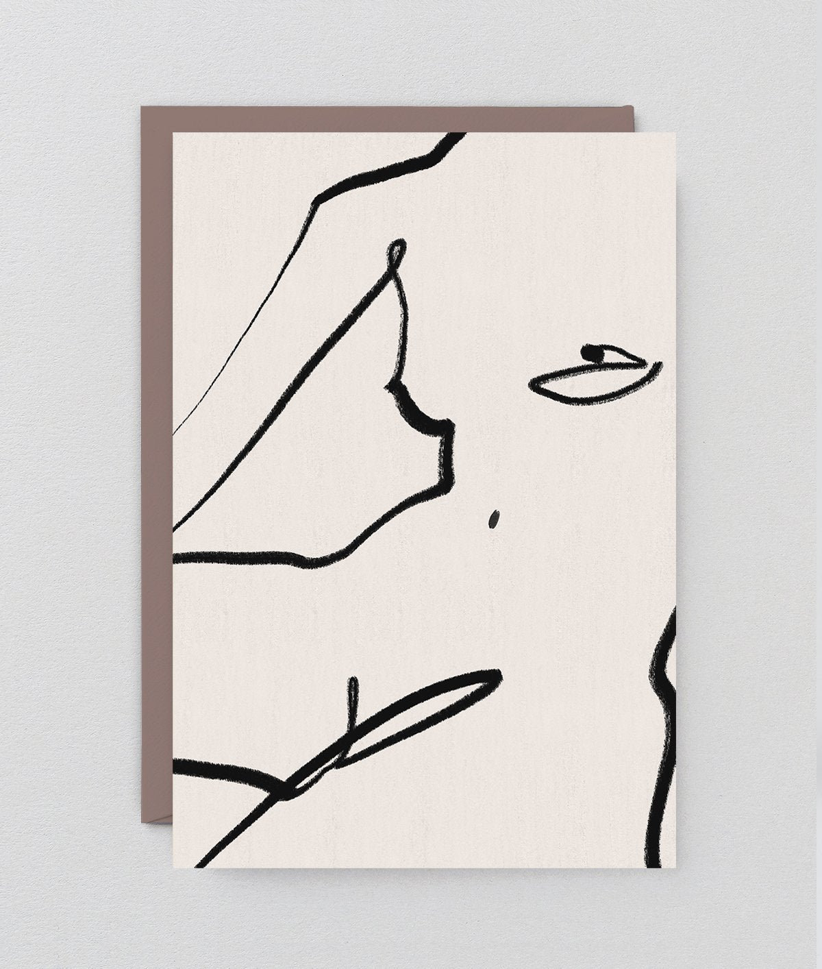 Nude on White Art Card