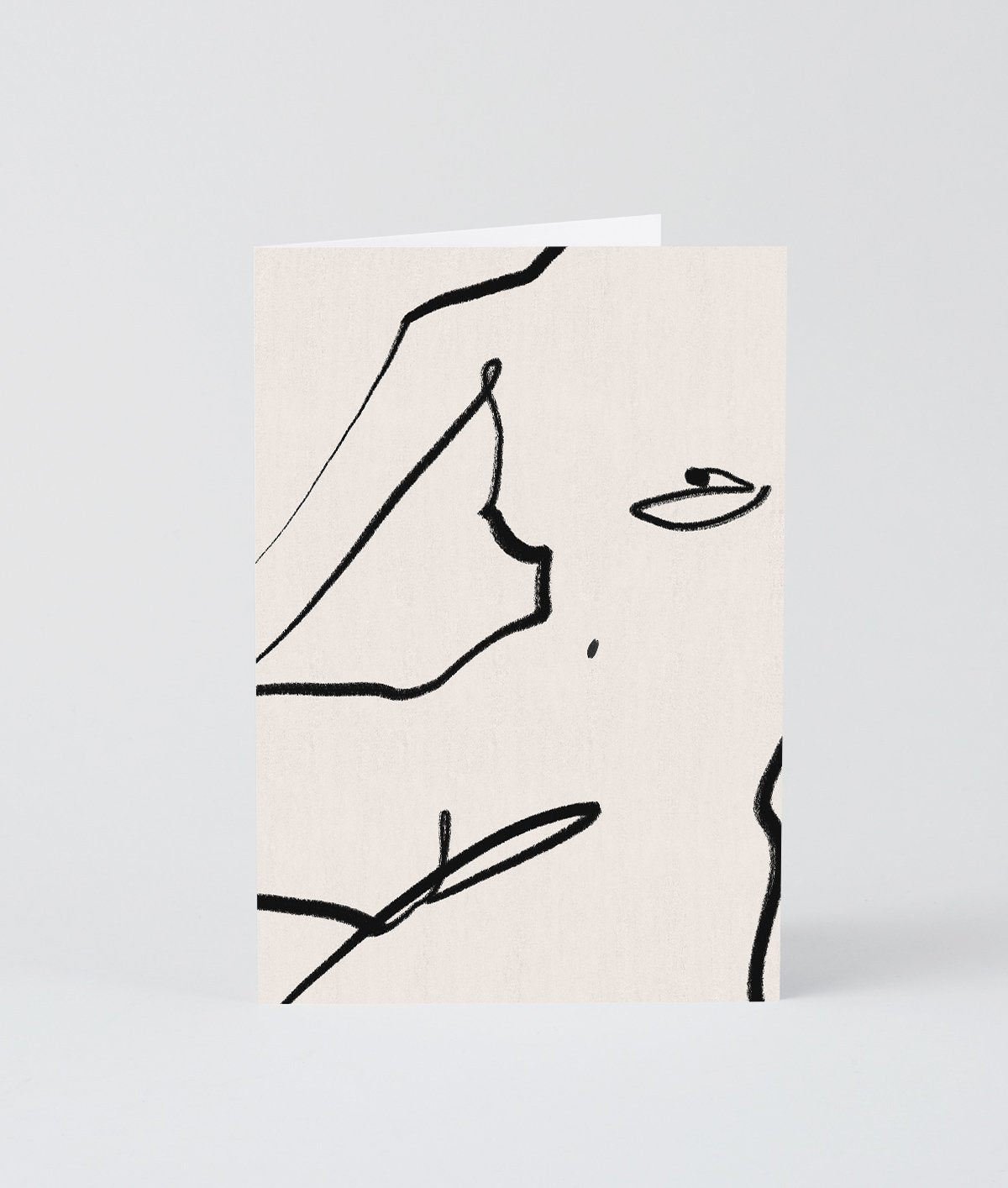 Nude on White Art Card
