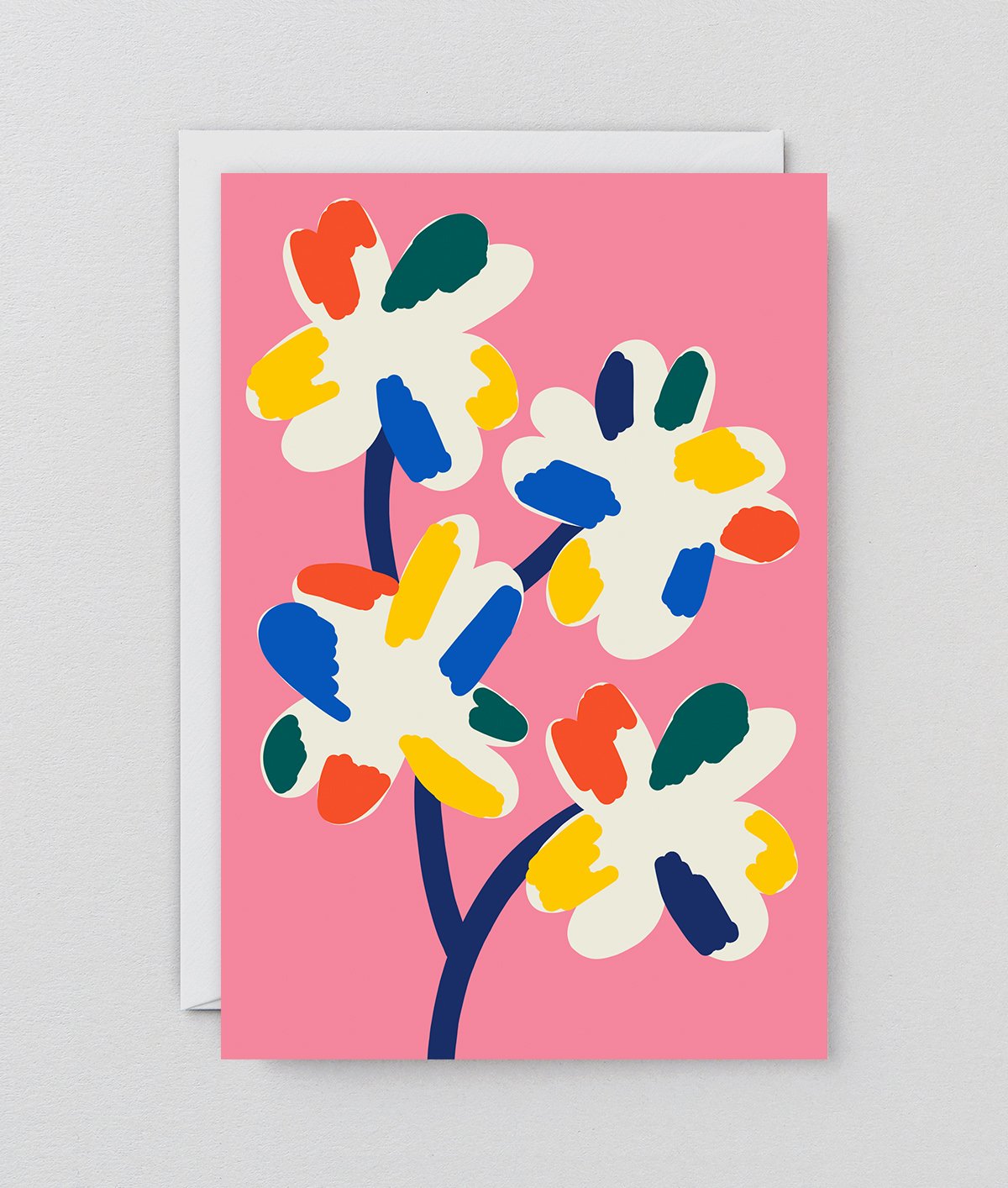 Four Flowers Art Card