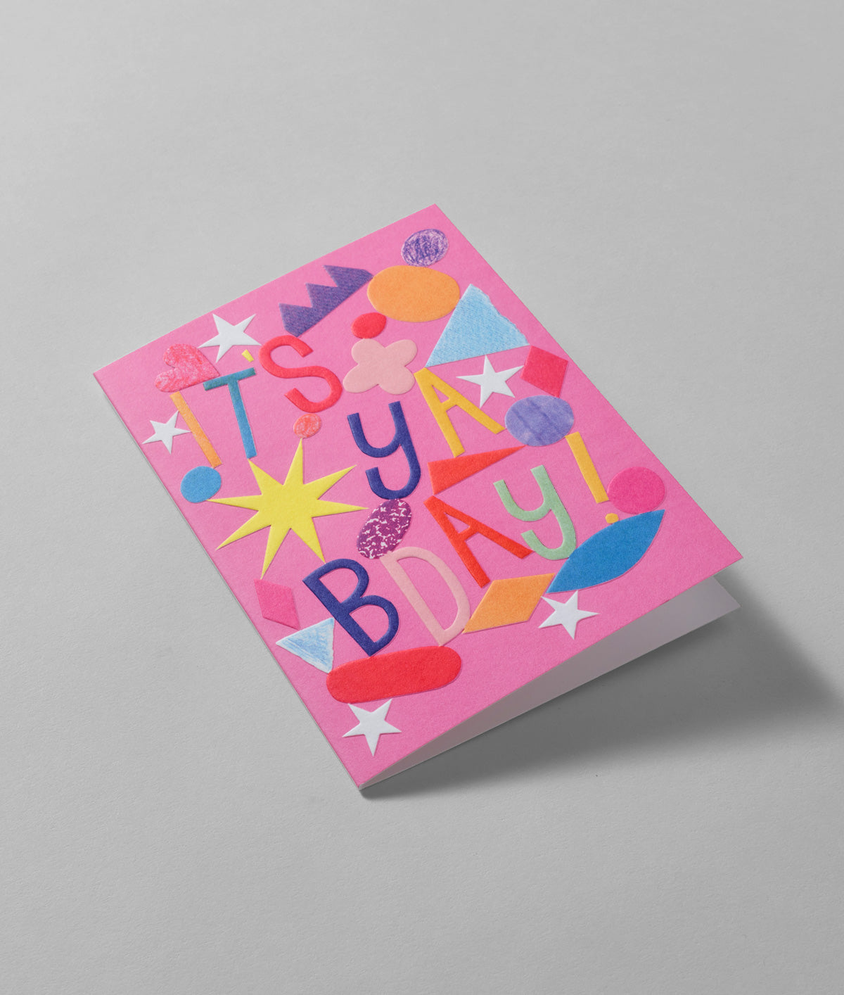 It's Ya Bday Embossed Greetings Card