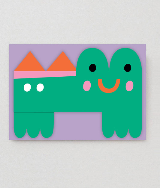 Croc Fold Out Card