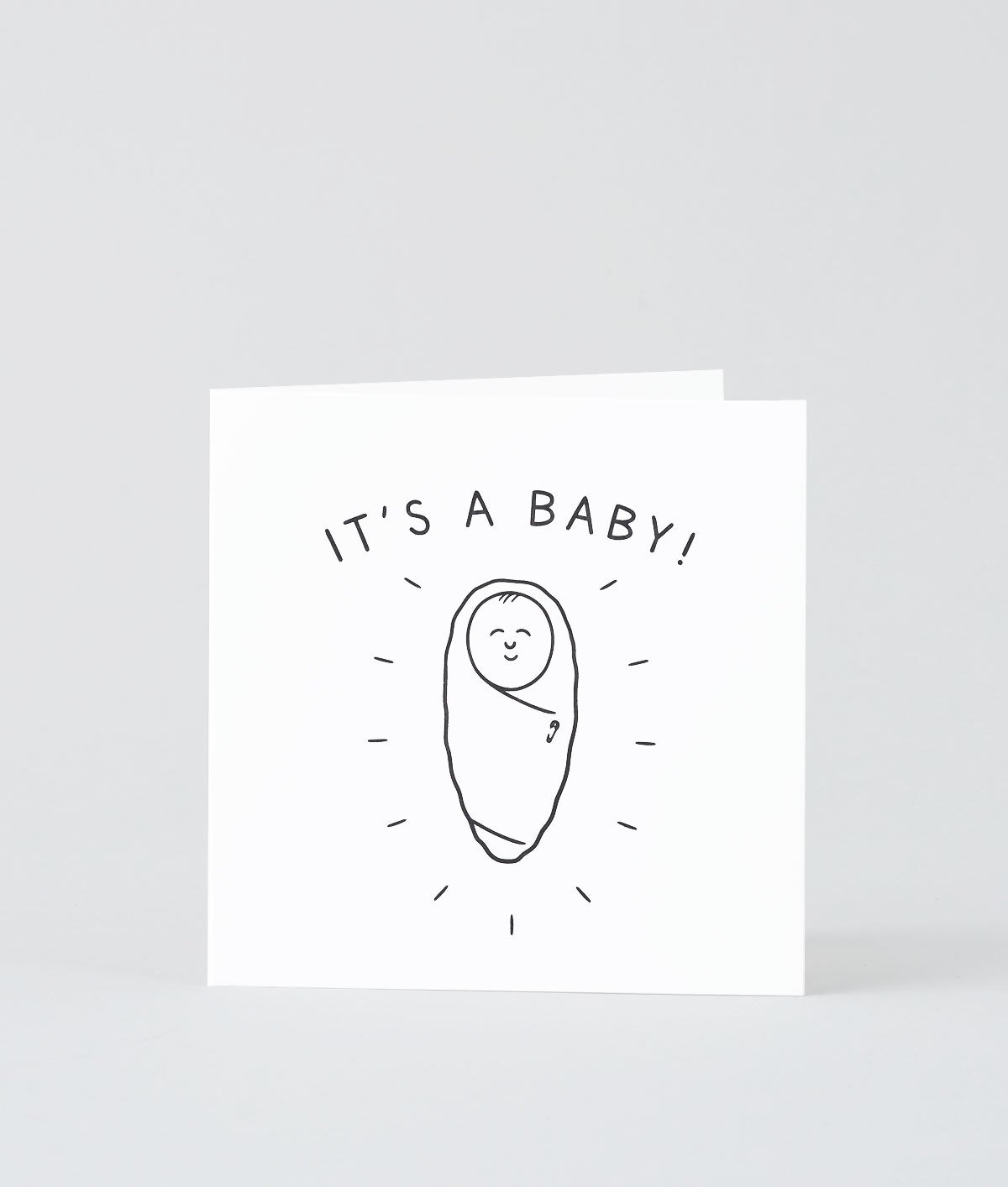 It's A Baby Letterpress Card