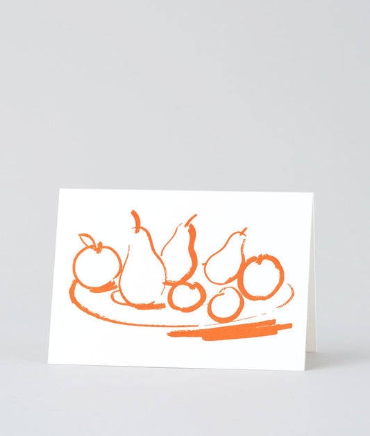 Fruit Bowl Letterpress Card