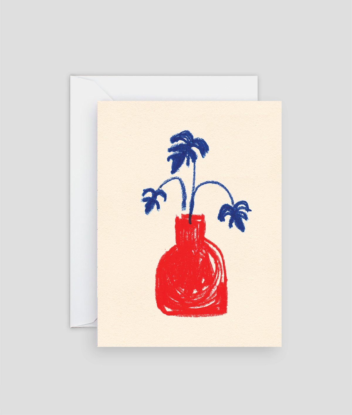 Red Vase Mini Card