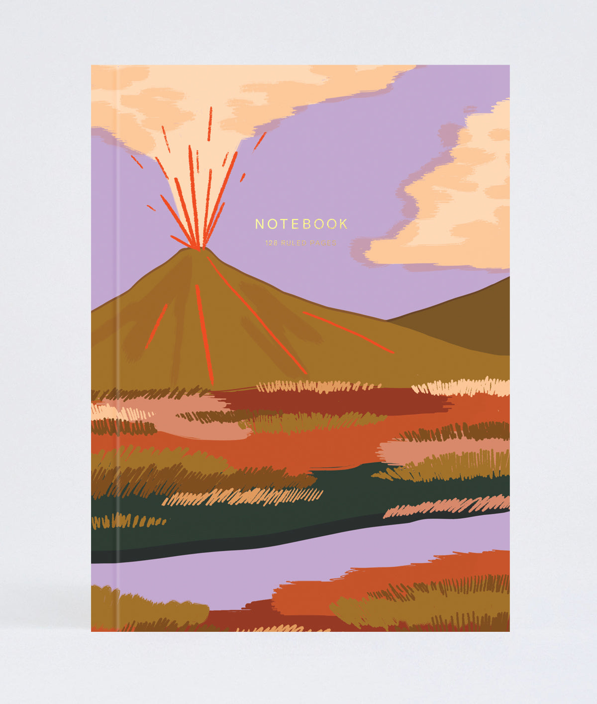 Volcano Lay Flat Notebook