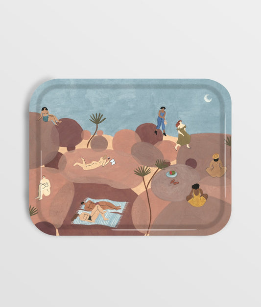 Hikers Rectangle Art Tray