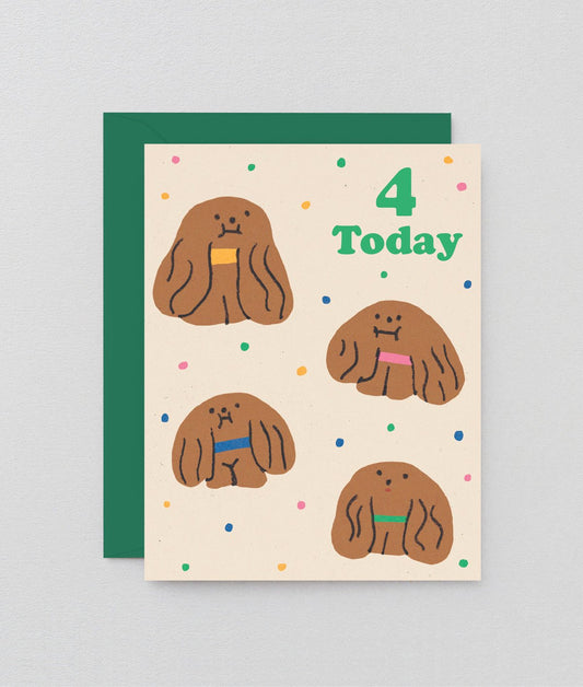 4 Today Kids Greetings Card