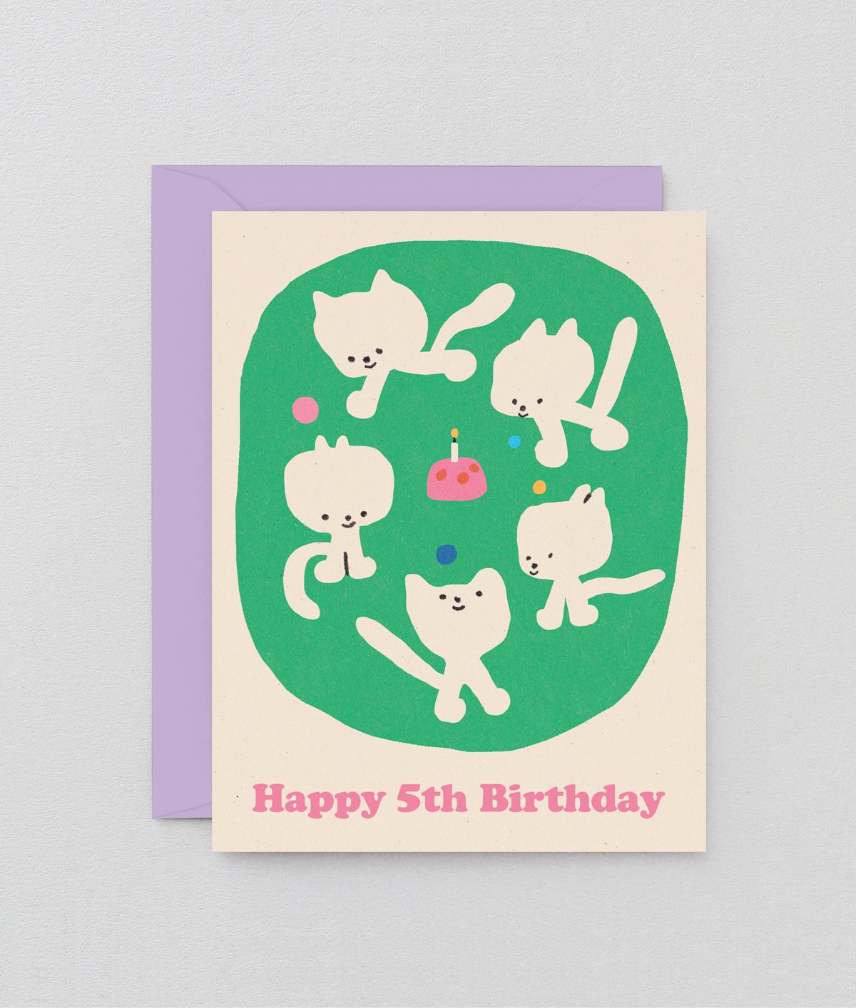 Happy 5th Birthday Kids Greetings Card